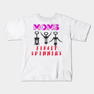 Moms Fidget Spinners Mommy Gift Kids T-Shirt